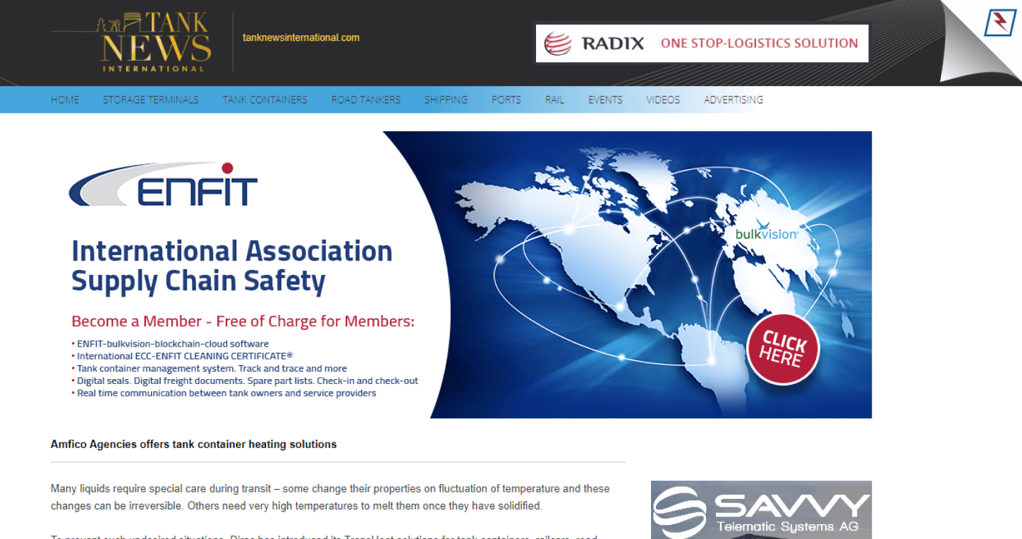 Our Feature on Tank News International