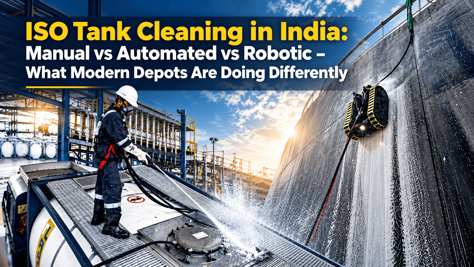 ISO Tank Cleaning in India: Manual vs Automated vs Robotic – What Modern Depots Are Doing Differently