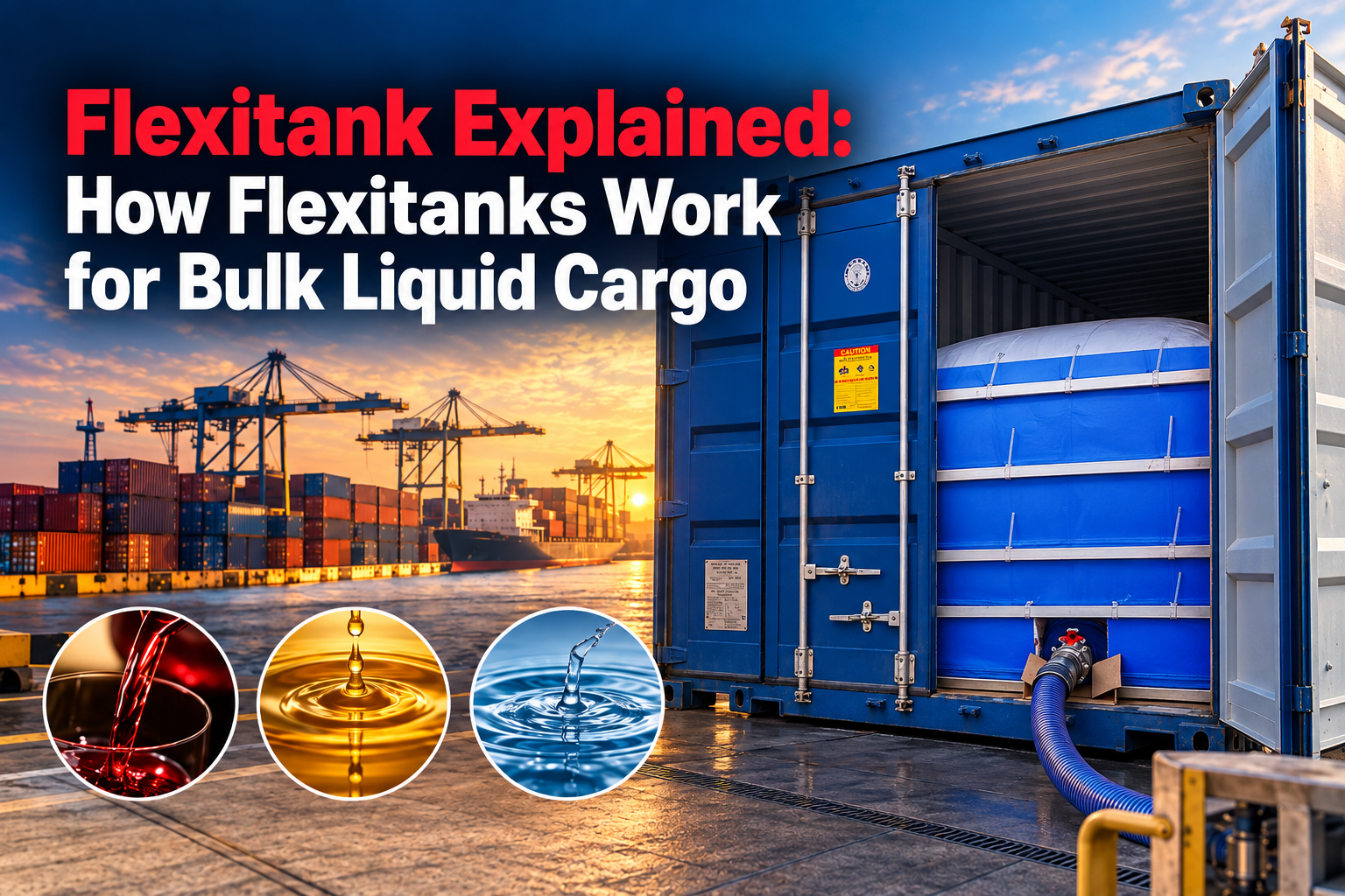 Flexitank Explained: How Flexitanks Work for Bulk Liquid Cargo